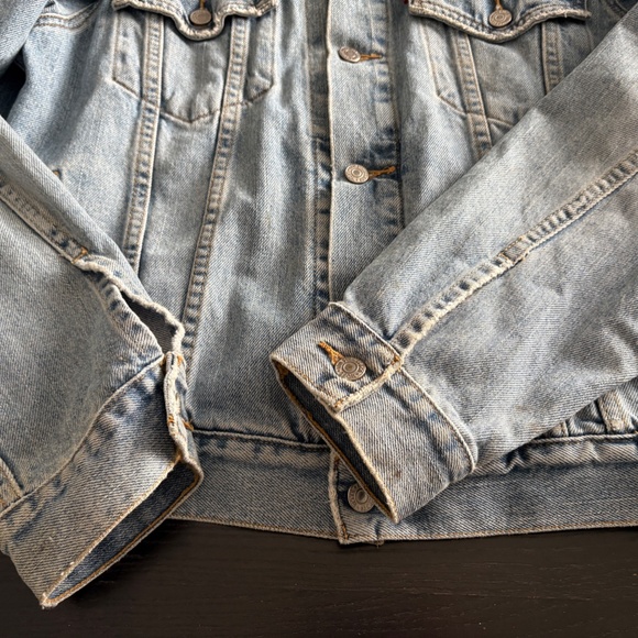 Mens Levis Denim Trucker Jacket Size Medium 70507 - Picture 2 of 6